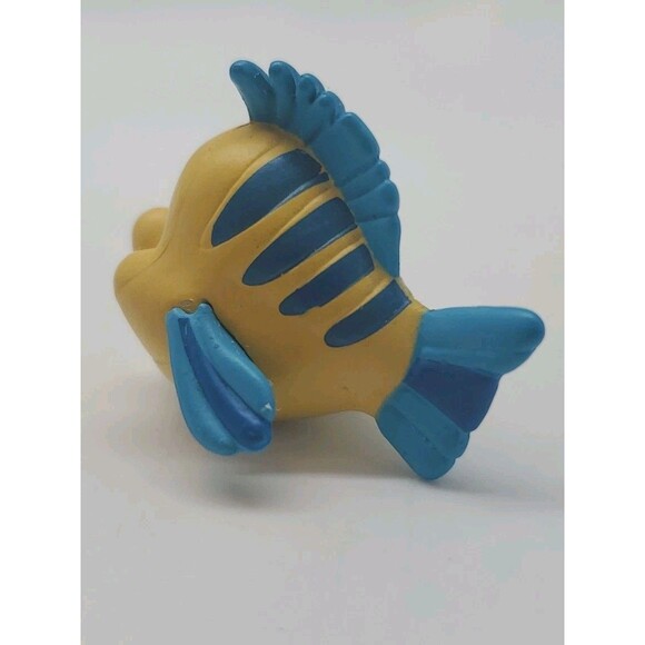 Little Mermaid Bouncy Flounder Fish Figure Cake.topper Replacement - Picture 3 of 6